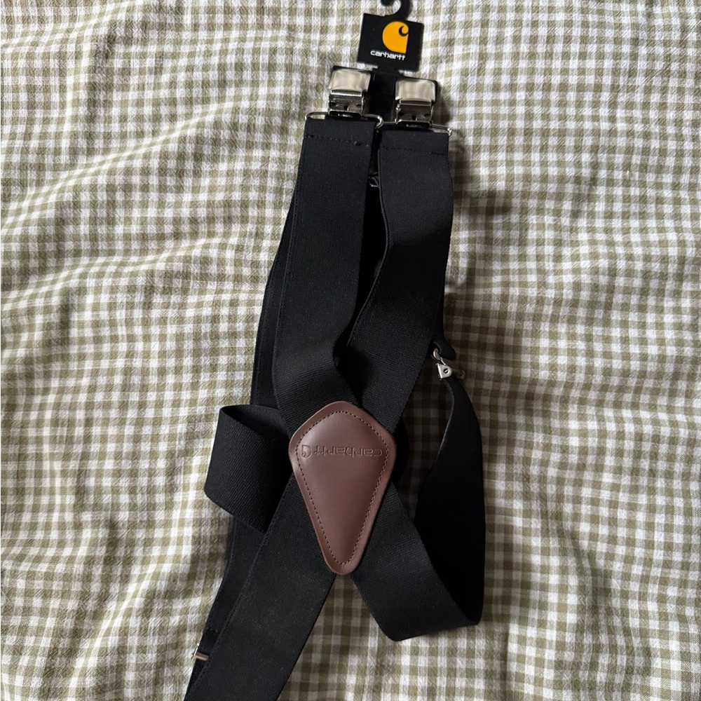 Carhartt Black Suspenders